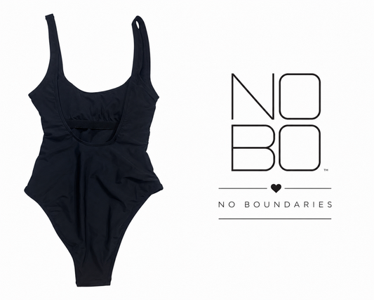 NOBO No Boundaries Black One-Piece Swimsuit ~ Small ~ NWT