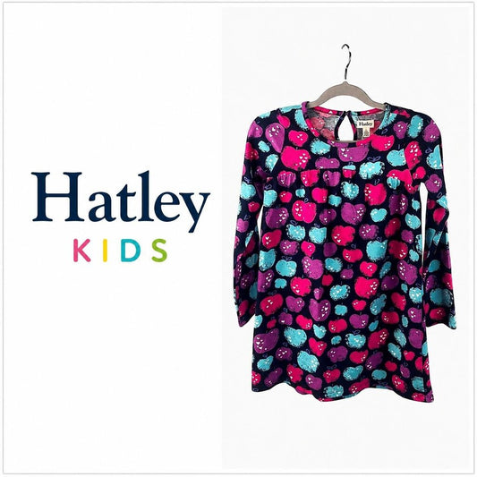 HATLEY Kids Apple Print Tunic Dress/Long Top - Girls Size