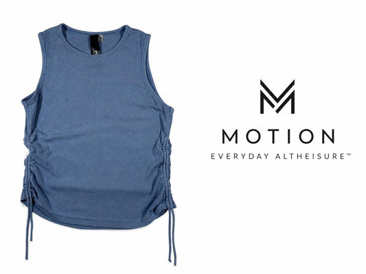 MOTION EVERYDAY ATHLEISURE RIBBED DRAWSTRONG TANK TOP ~ Size Medium