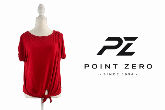 POINT ZERO Tie-Front Top - Small