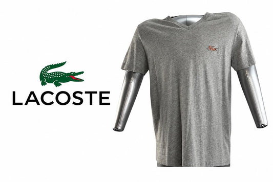 LACOSTE V-Neck T-Shirt - Men's Large