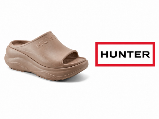 HUNTER Haddie casual SLIDES - NWT - SIZE 9M