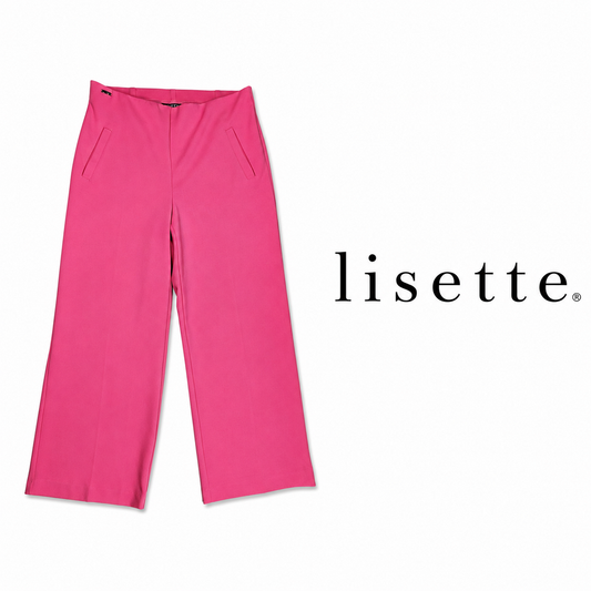 LISETTE L Montreal Pink Pull-On Pants ~ Size 6 Made in Canada
