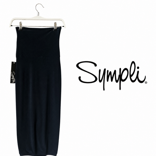 Sympli Classic Fit Navy Convertible Tube Dress/Skirt - New With Tags - Made in Canada