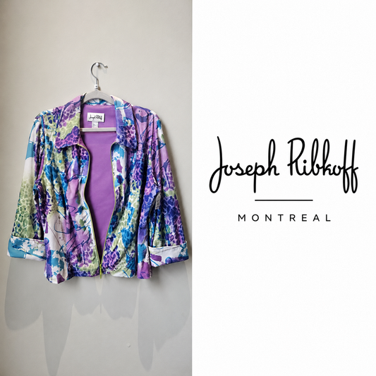 JOSEPH RIBKOFF Floral Jacket Size 14