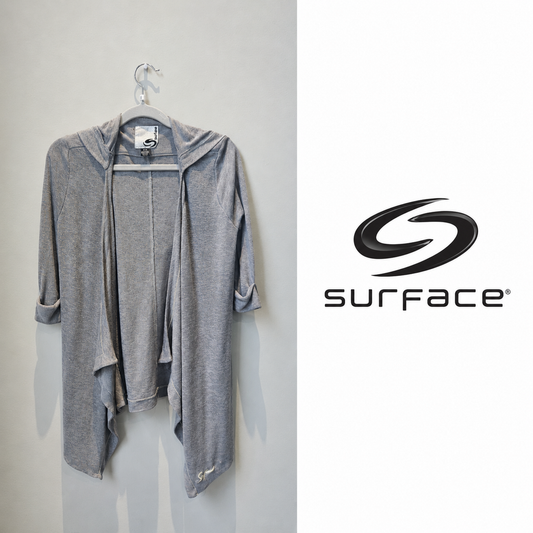 SURFACE Open Front Cardigan with Hood ~ Small