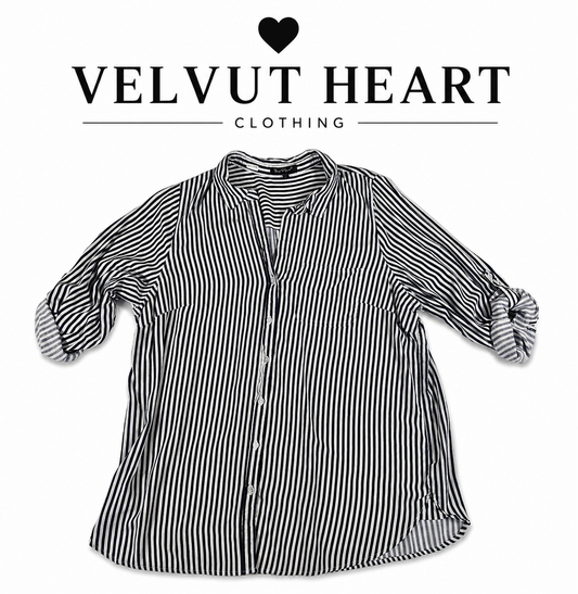 VELVET HEART Striped Blouse 2XL