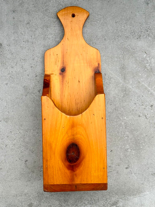 Wood Mail Mounted Holder