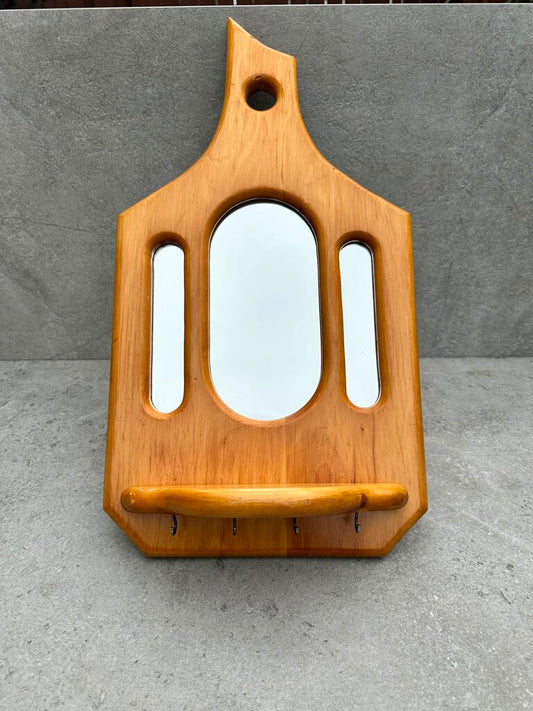 3 Hallway Mirror-Key Holder Shelf
