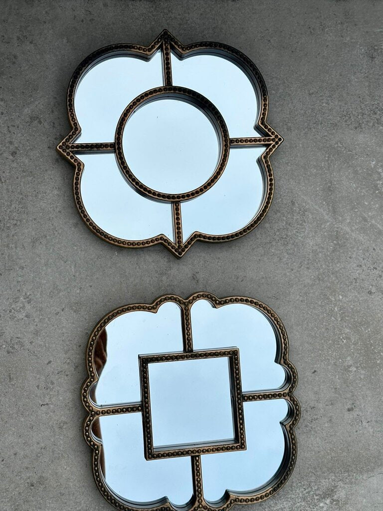 Mirror Quatrefoil (set of 2)