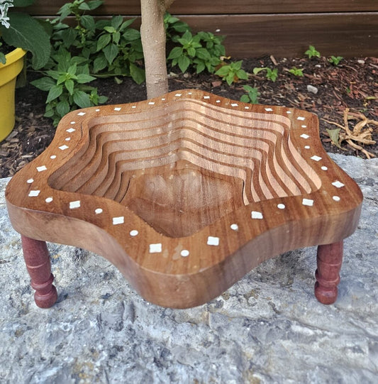Wood - Folding Trivet Basket