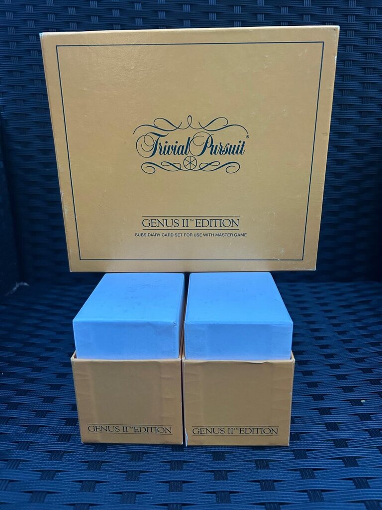 Trivial Pursuit Genus II Edition Subsidiary Card Set