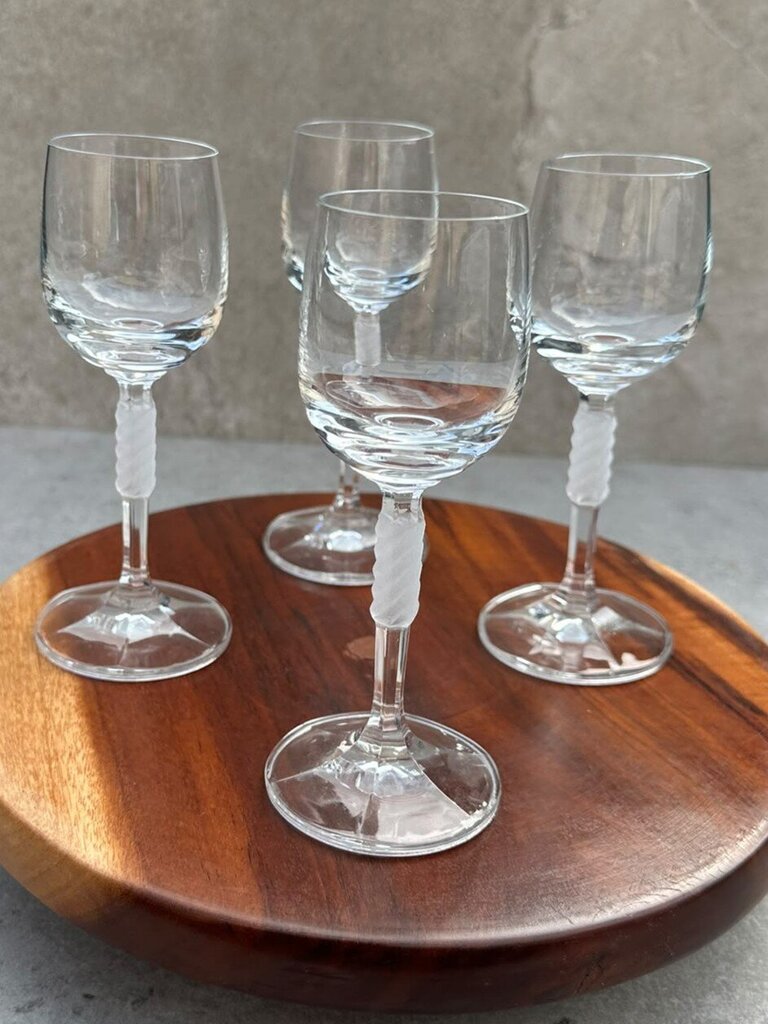 Crystal Liqueur Cordial Glasses (4 pcs)