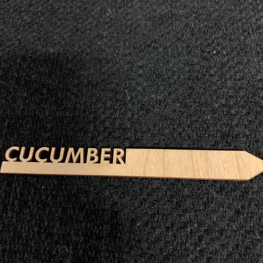 SM VEGGIE GARDEN MARKERS~CUCUMBER
