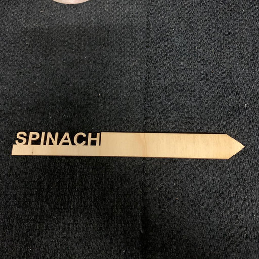 MED VEGGIE GARDEN MARKERS~SPINACH