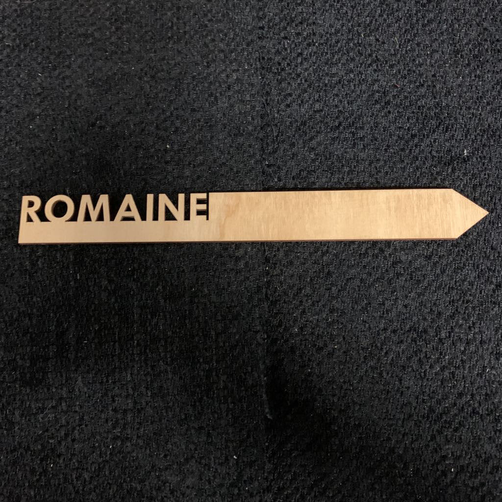 MED VEGGIE GARDEN MARKERS~ROMAINE