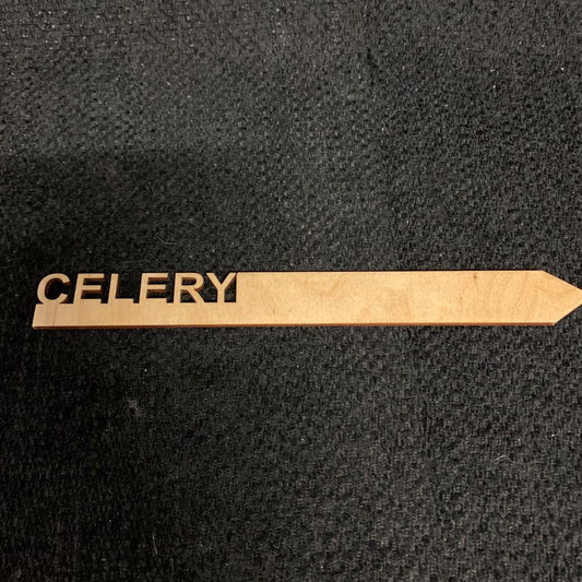 MED VEGGIE GARDEN MARKERS~CELERY