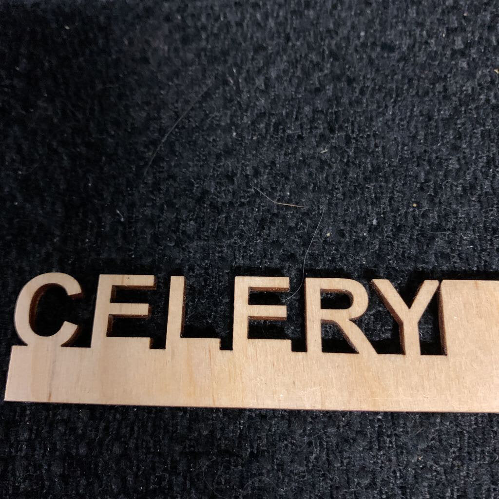 MED VEGGIE GARDEN MARKERS~CELERY