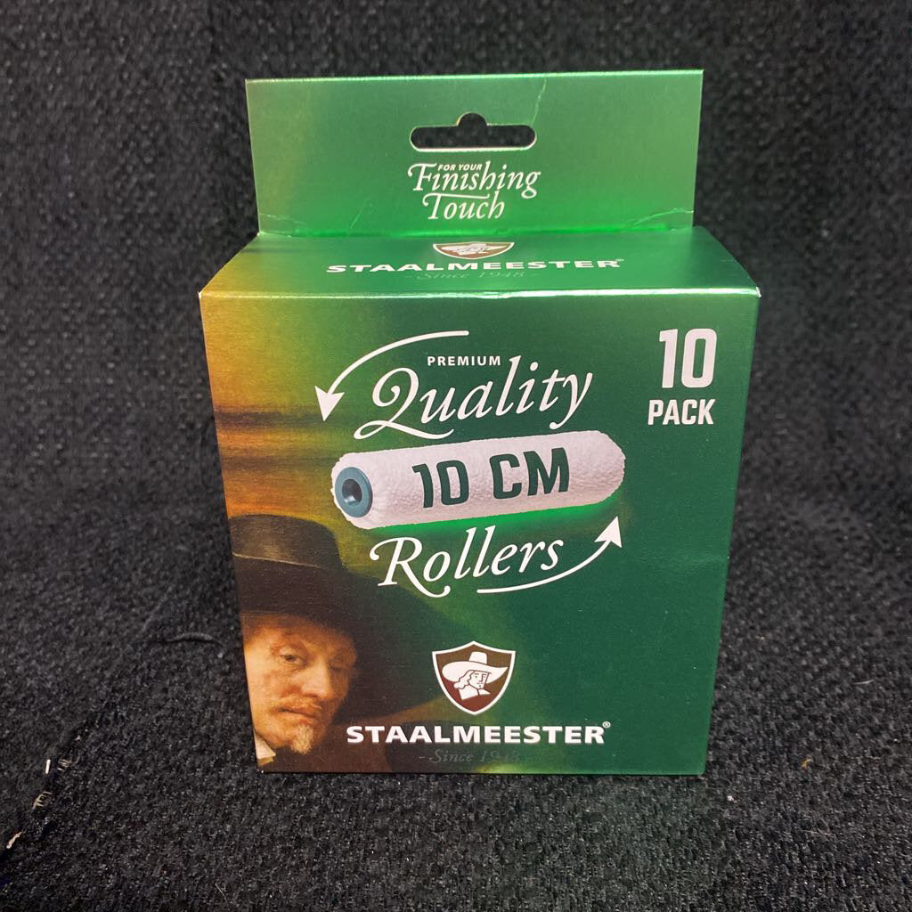 STAALMEESTER 10CM ROLLER - 10 PACK