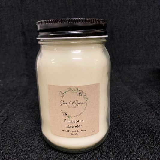EUCALYPTUS LAVENDER - 14OZ CANDLE