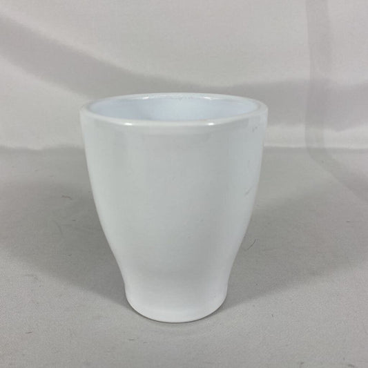 3" WHITE CERAMIC POT