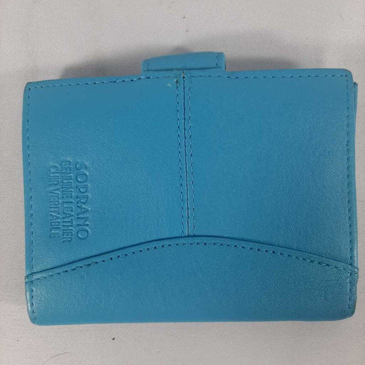 SOPRANO BLUE LEATHER CRAD WALLET