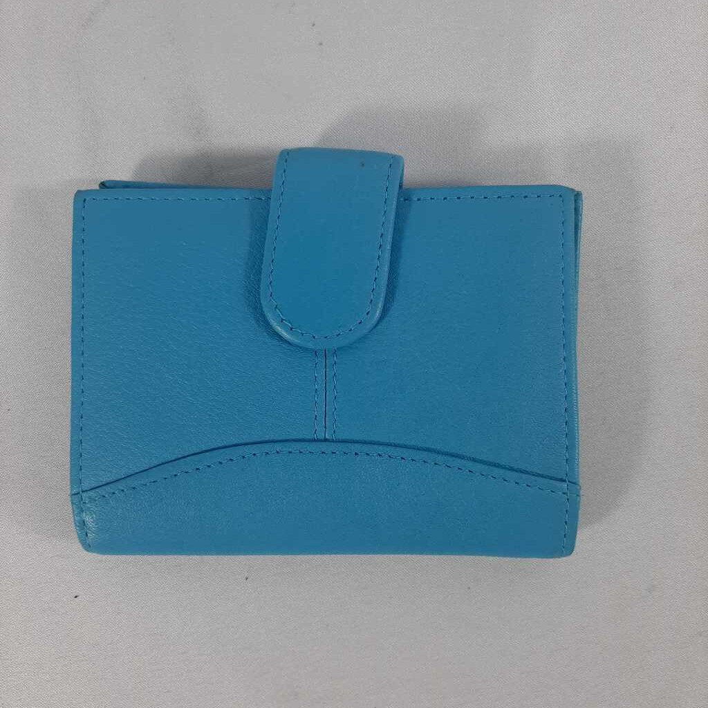 SOPRANO BLUE LEATHER CRAD WALLET