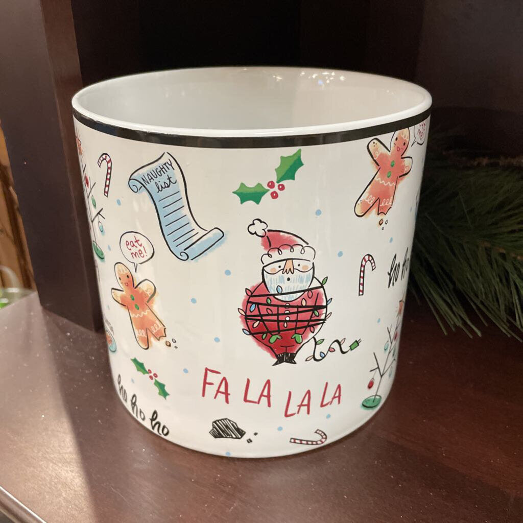 7" DEAR SANTA POT