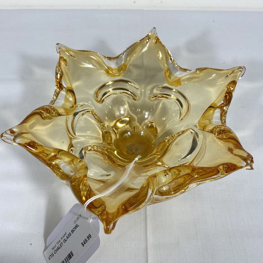 VTG CHALET GLASS BOWL