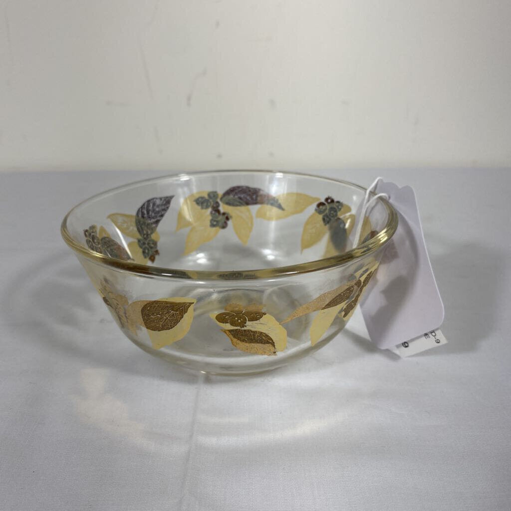 VTG GILDED SALAD BOWL