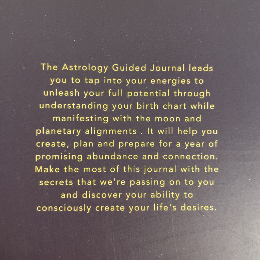 ASTROLOGY GUIDED JOURNAL - GRAY
