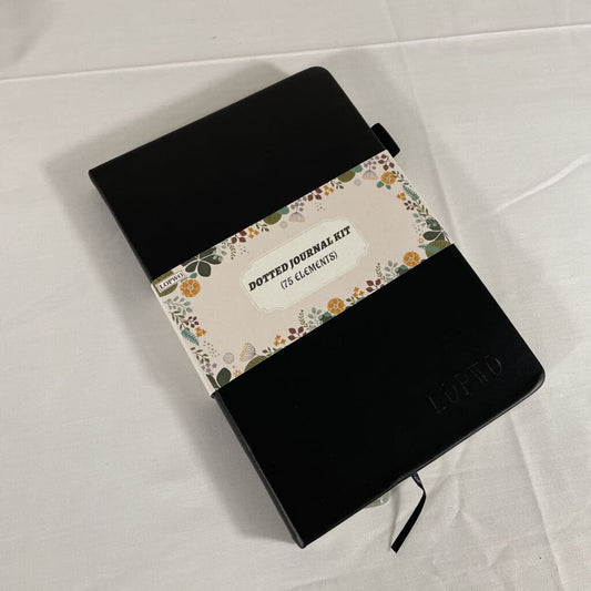 192 PAGE DOTTED JOURNAL - BLACK
