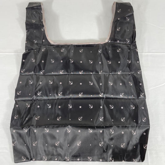 ECO-FRIENDLY FOLDING BAG - BLACK ANCHOR