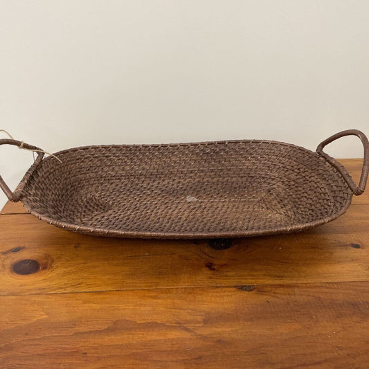 MAGNOLIA RATTAN TRAY