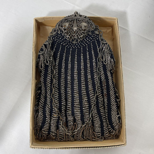 VTG BEADED EVENING HANDBAG