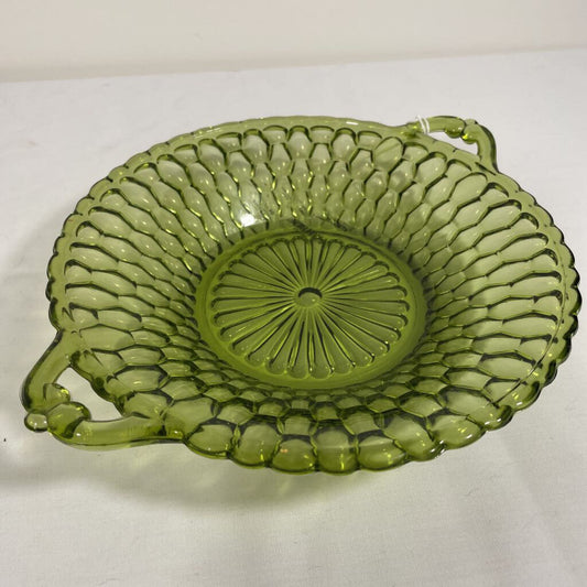 VTG GREEN HONEYCOMB DISH