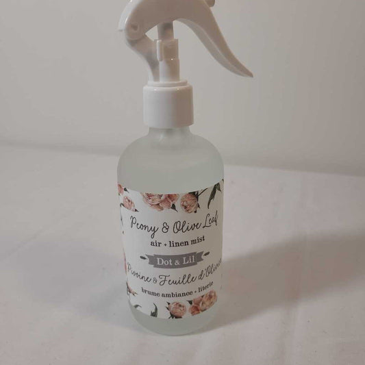 Peony & Olive Leaf Linen/Air Mist by DOT & LIL