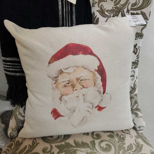 Vintage Inspired Santa Cushion