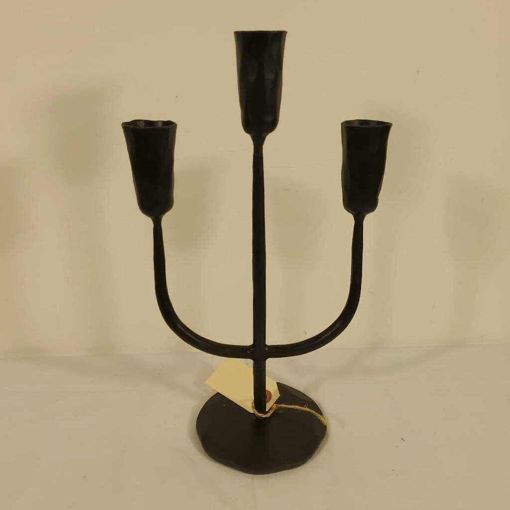Black Iron Candelabra