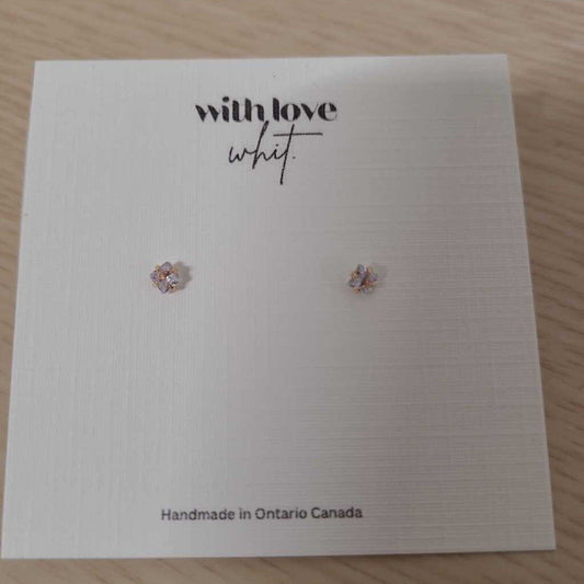 STERLING SILVER MICRO CZ STUD