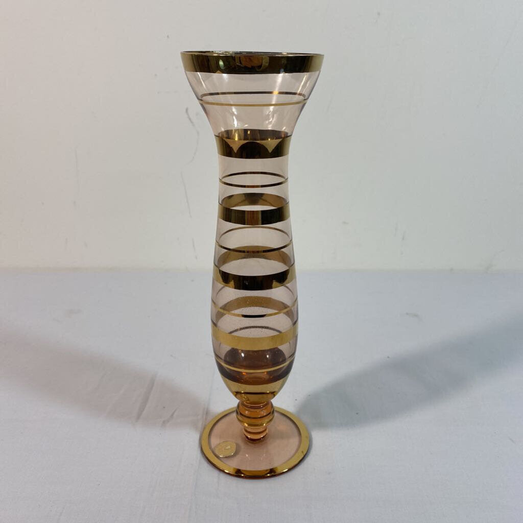 VTG MCM 9.25" FLUTED VASE
