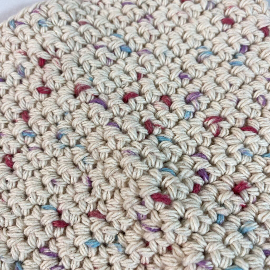 100% COTTON CROCHET DISHCLOTH
