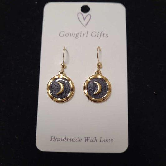Earrings - Moon