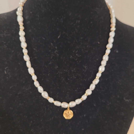 Freshwater Pearl Necklace-Medium
