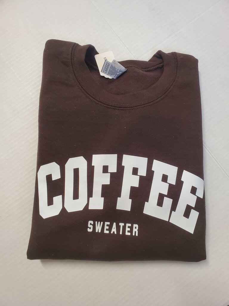 Coffee Sweater-Brown-XLarge