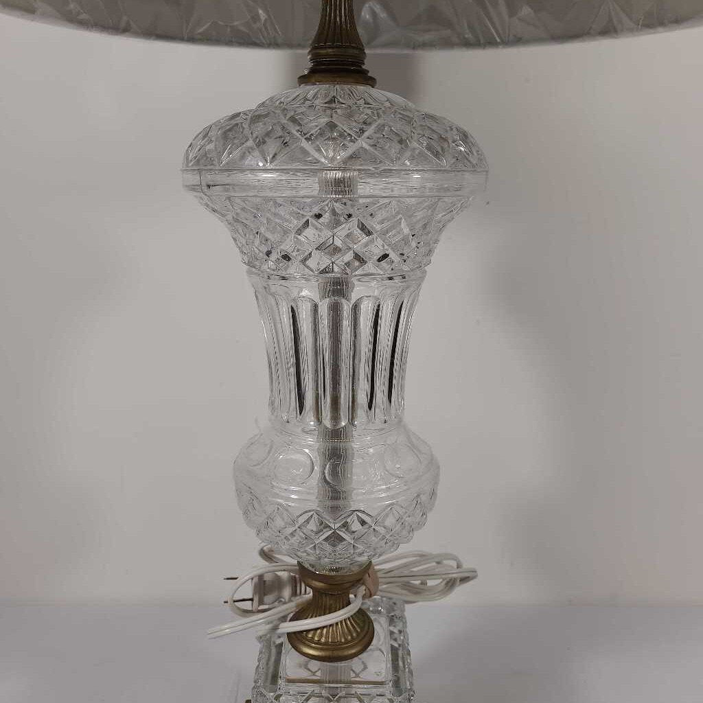 Vintage Paul Hanson Crystal Lamp