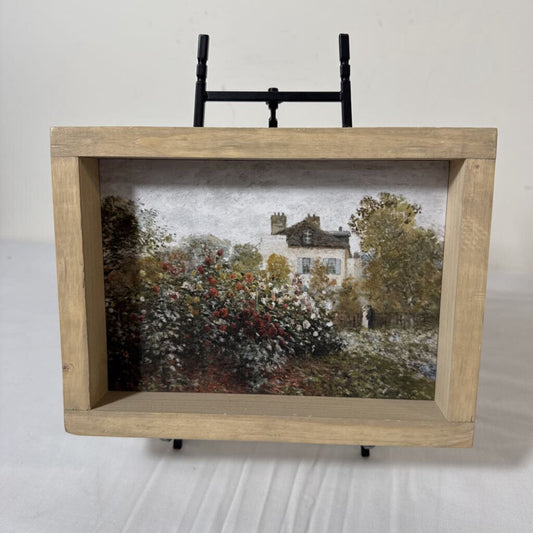 Framed "ValleyMaison" Print & Easel