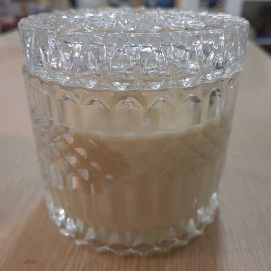 20 oz glass Crystal Vessal - Blueberry Fritter