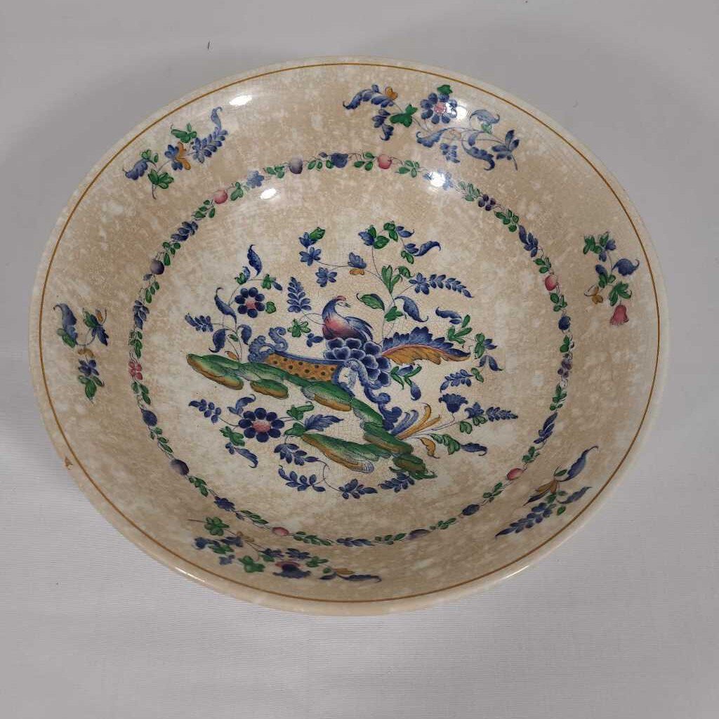 1920'S BOOTHS ROCKERY & PHEASANT BOWL