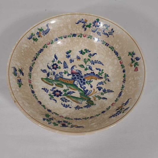 1920'S BOOTHS ROCKERY & PHEASANT BOWL